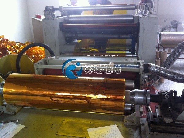 聚酰亚胺薄膜分切现场